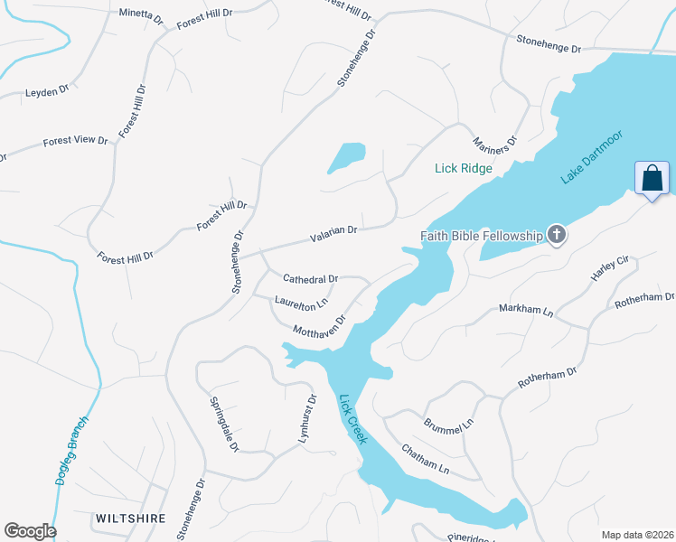 map of restaurants, bars, coffee shops, grocery stores, and more near 125 Cathedral Drive in Crossville