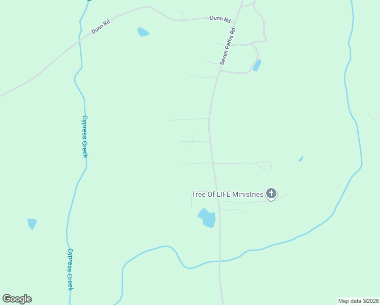 map of restaurants, bars, coffee shops, grocery stores, and more near 2430 Seven Paths Road in Louisburg