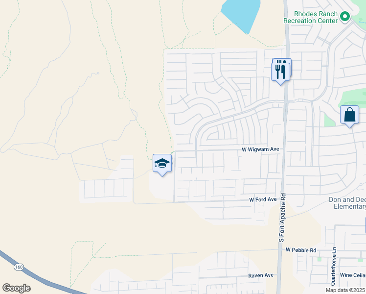 map of restaurants, bars, coffee shops, grocery stores, and more near 757 Secret London Avenue in Las Vegas