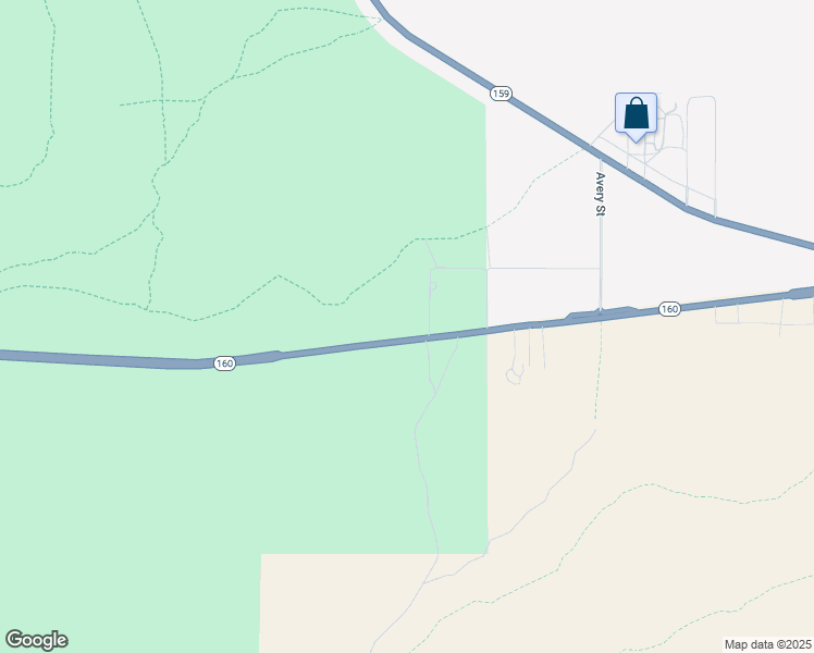 map of restaurants, bars, coffee shops, grocery stores, and more near Nevada State Road 160 in Blue Diamond