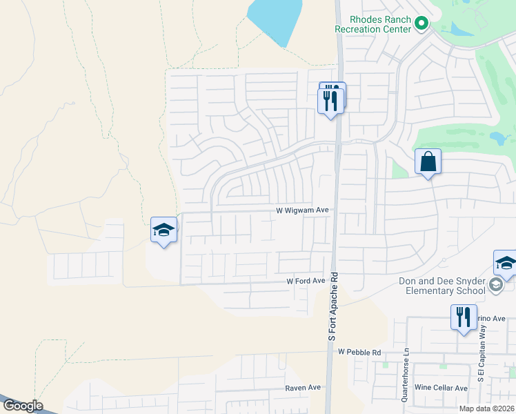 map of restaurants, bars, coffee shops, grocery stores, and more near 718 Topocoba Street in Las Vegas