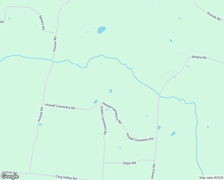 map of restaurants, bars, coffee shops, grocery stores, and more near 712 Howell Cemetery Road in Sparta