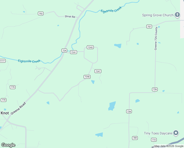 map of restaurants, bars, coffee shops, grocery stores, and more near 2751 Gr 7242 Road in Paragould