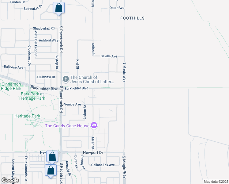 map of restaurants, bars, coffee shops, grocery stores, and more near 312 Parawan Street in Henderson