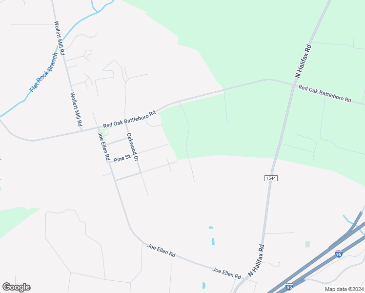 map of restaurants, bars, coffee shops, grocery stores, and more near 4977 Pine Street in Nash County