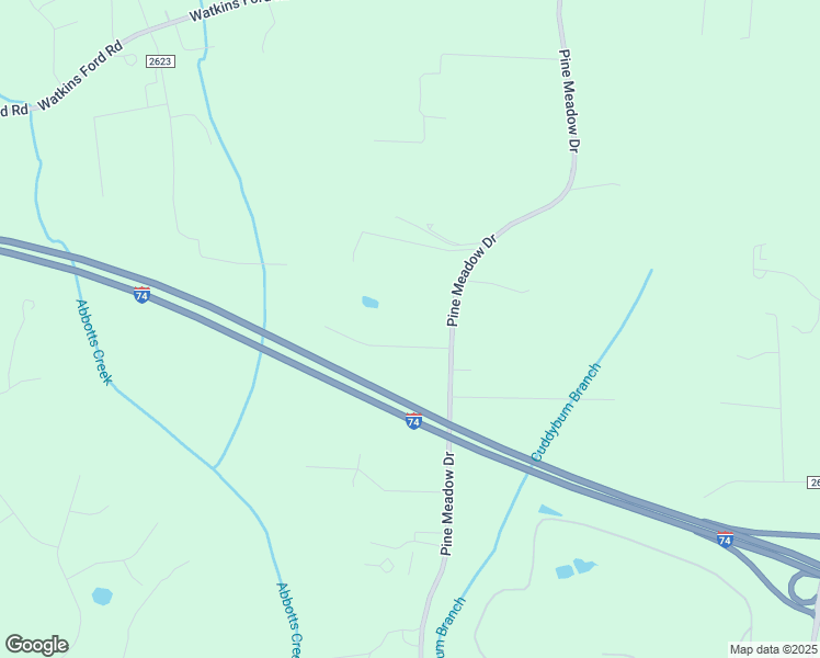 map of restaurants, bars, coffee shops, grocery stores, and more near 7716 Stonington Way Court in Kernersville
