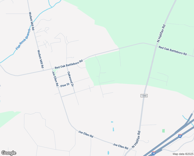 map of restaurants, bars, coffee shops, grocery stores, and more near 4977 Pine Street in Nash County