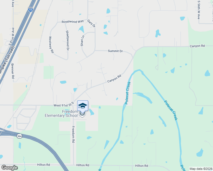 map of restaurants, bars, coffee shops, grocery stores, and more near 8921 Smith Circle in Tulsa