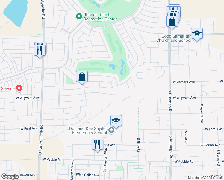 map of restaurants, bars, coffee shops, grocery stores, and more near 31 Bay Course Court in Las Vegas