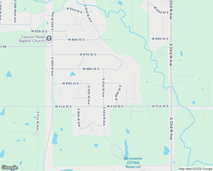 map of restaurants, bars, coffee shops, grocery stores, and more near 8911 South 43rd West Avenue in Tulsa