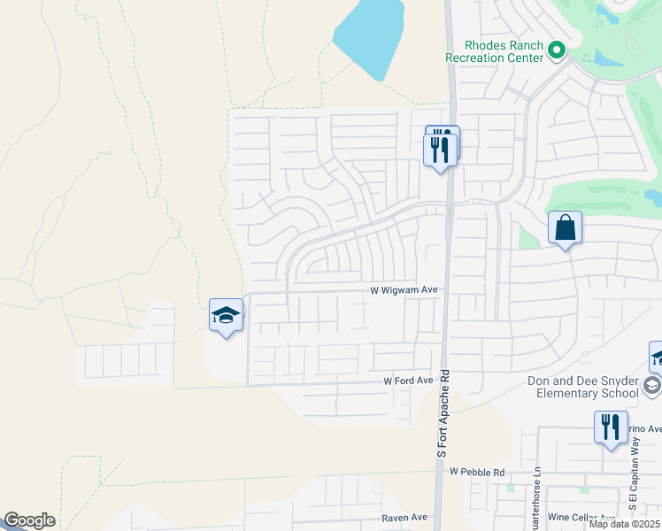 map of restaurants, bars, coffee shops, grocery stores, and more near 655 Wessex Drive in Las Vegas