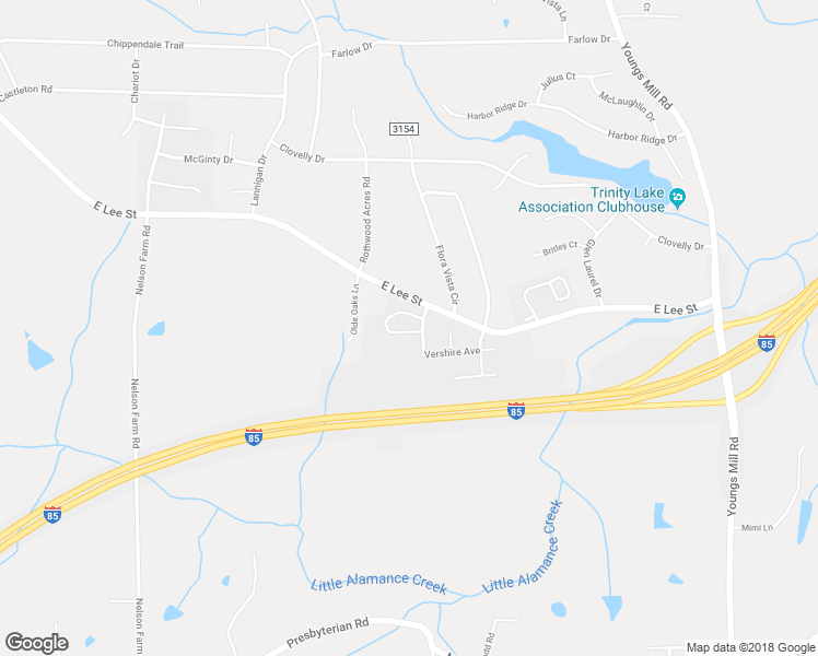 map of restaurants, bars, coffee shops, grocery stores, and more near 2 Leesford Trail in Greensboro