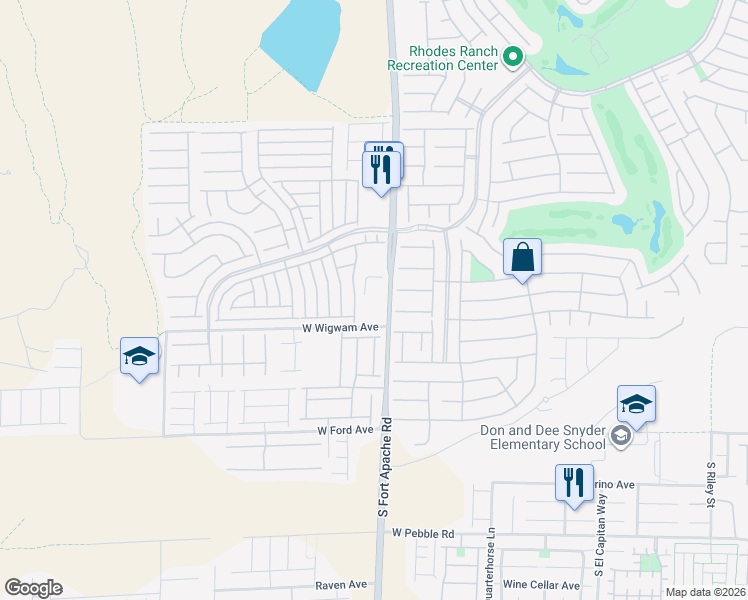 map of restaurants, bars, coffee shops, grocery stores, and more near 393 Dandelion Brook Court in Las Vegas