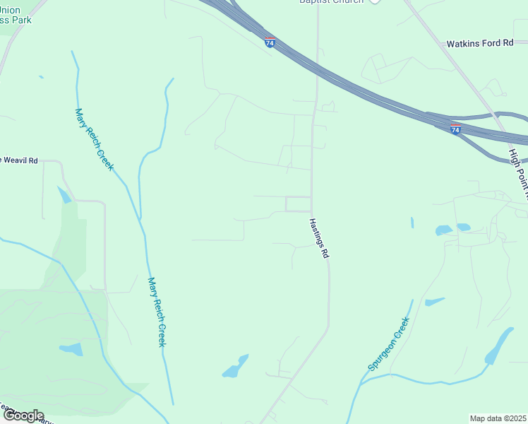 map of restaurants, bars, coffee shops, grocery stores, and more near 5535 Oscar Ln in Kernersville