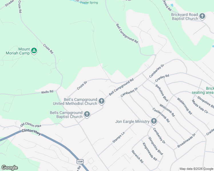 map of restaurants, bars, coffee shops, grocery stores, and more near 2932 Mayberry Way in Powell