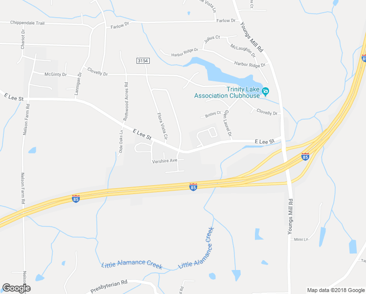 map of restaurants, bars, coffee shops, grocery stores, and more near 5001 East Lee Street in Greensboro