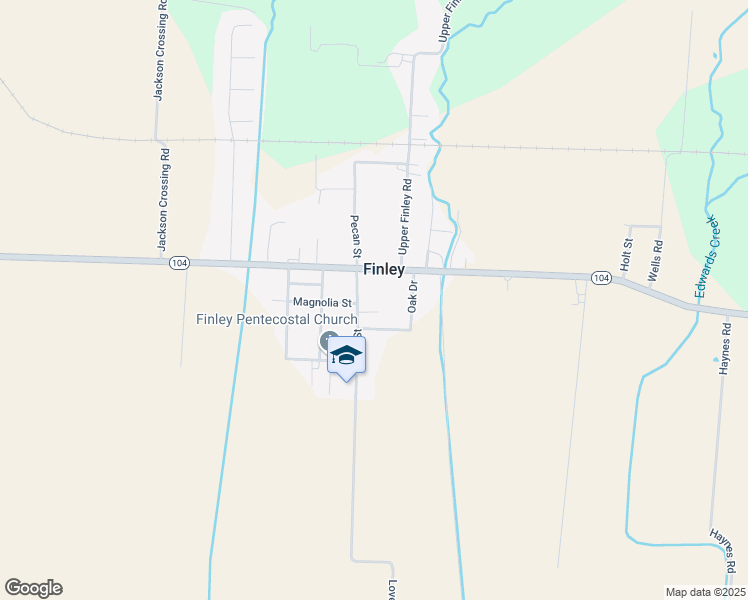 map of restaurants, bars, coffee shops, grocery stores, and more near 72 Poplar Street in Finley