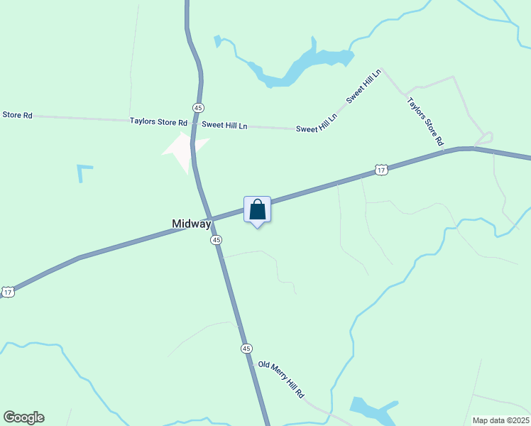 map of restaurants, bars, coffee shops, grocery stores, and more near 1728-1866 U.S. 17 in Merry Hill