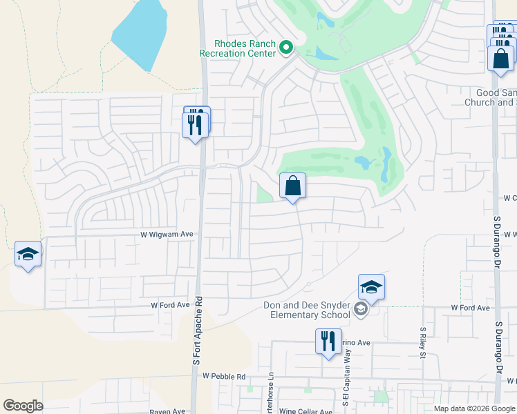 map of restaurants, bars, coffee shops, grocery stores, and more near 211 Honors Course Drive in Las Vegas
