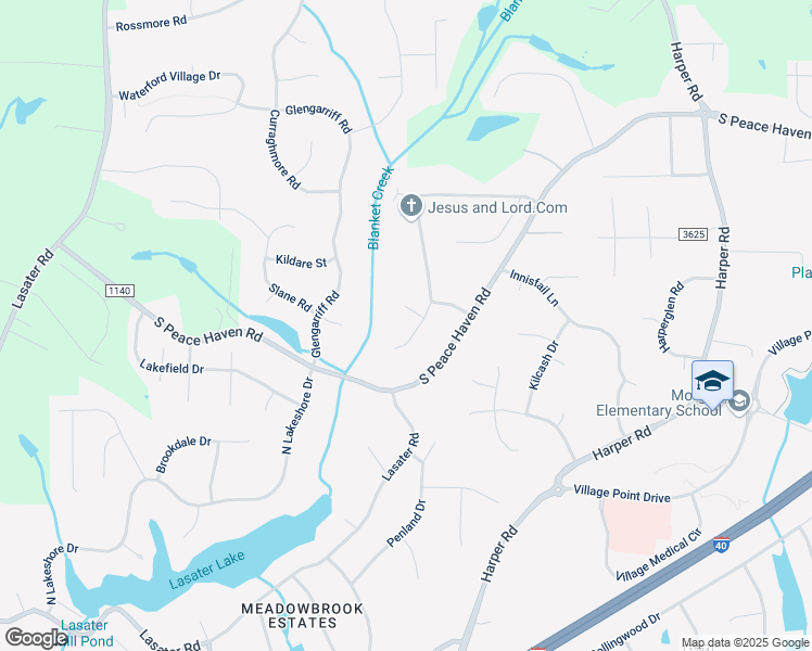map of restaurants, bars, coffee shops, grocery stores, and more near 1413 Glen Oaks Road in Clemmons