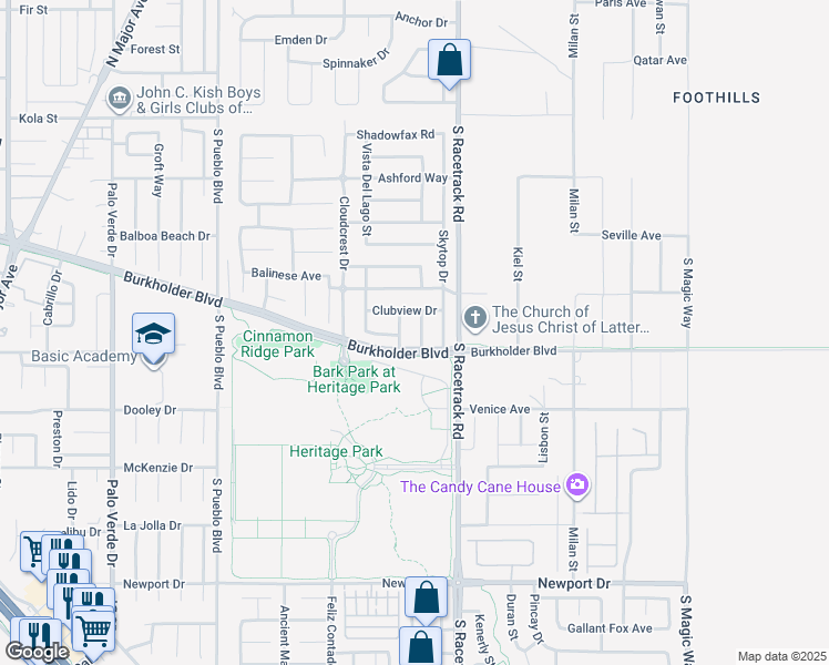 map of restaurants, bars, coffee shops, grocery stores, and more near 171 Lovett Road in Henderson
