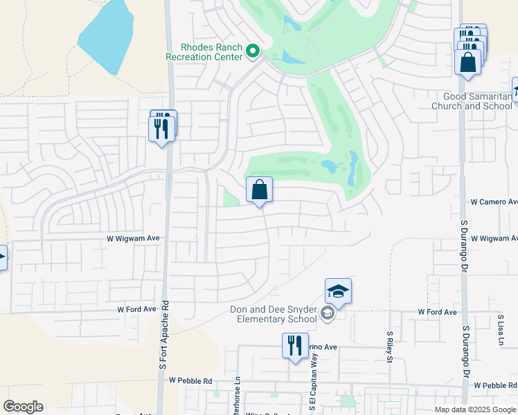 map of restaurants, bars, coffee shops, grocery stores, and more near 141 Honors Course Drive in Las Vegas
