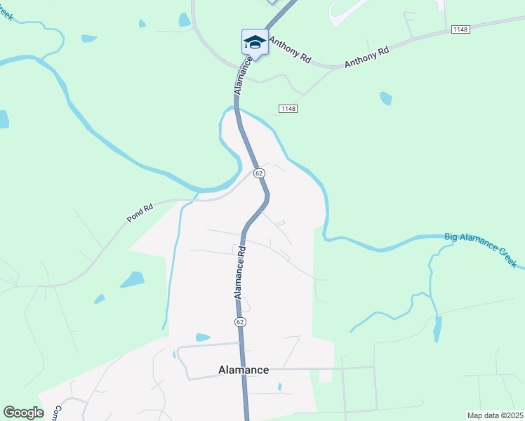 map of restaurants, bars, coffee shops, grocery stores, and more near in Alamance