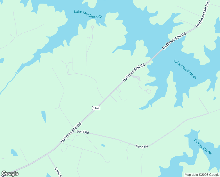 map of restaurants, bars, coffee shops, grocery stores, and more near 2766 Huffman Mill Road in Burlington