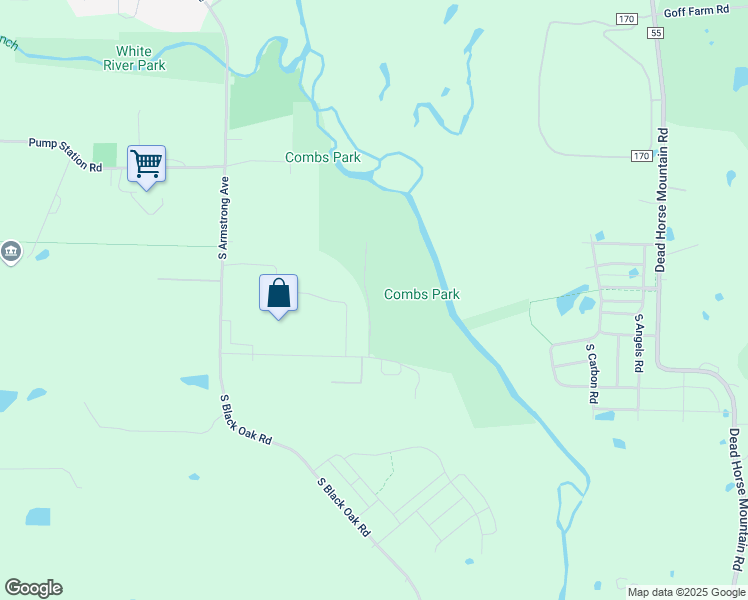 map of restaurants, bars, coffee shops, grocery stores, and more near 2300 East Borick Drive in Fayetteville