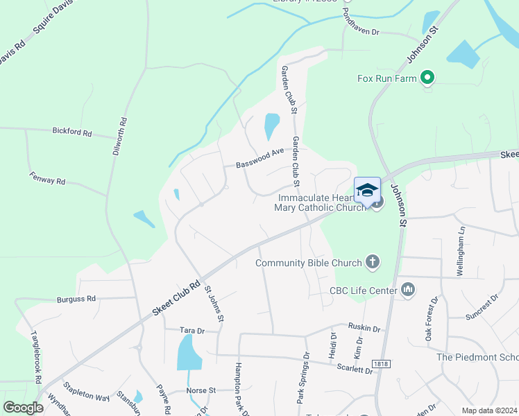 map of restaurants, bars, coffee shops, grocery stores, and more near 904 Stockwood Court in High Point