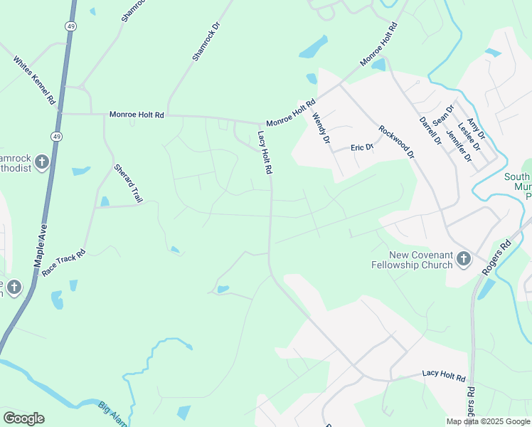 map of restaurants, bars, coffee shops, grocery stores, and more near 3005 Cullens Drive in Graham