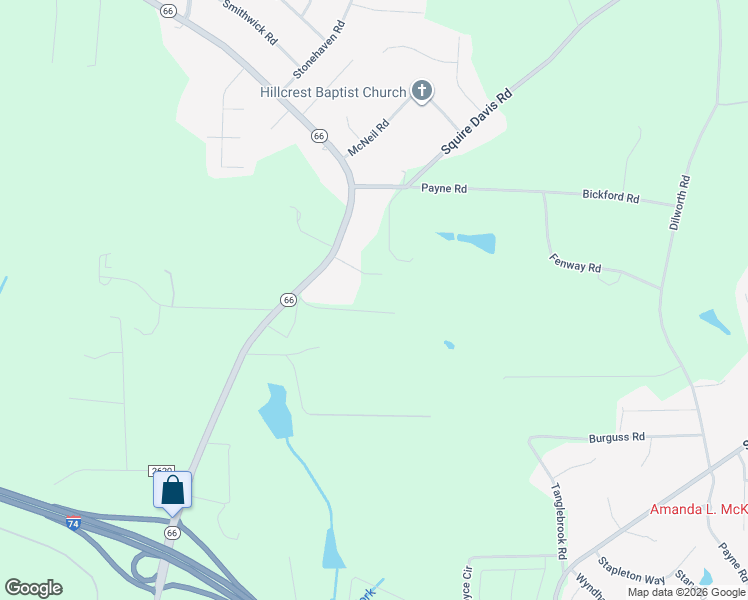 map of restaurants, bars, coffee shops, grocery stores, and more near 2651 Welborn Road in Kernersville
