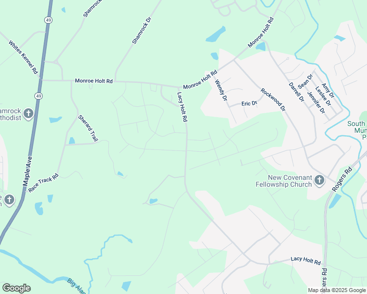 map of restaurants, bars, coffee shops, grocery stores, and more near 3005 Cullens Drive in Graham