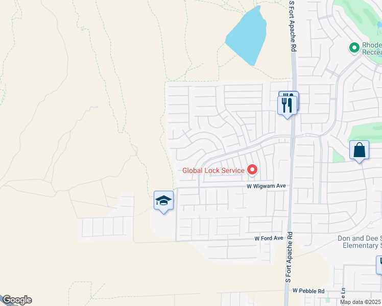 map of restaurants, bars, coffee shops, grocery stores, and more near 742 Canary Wharf Drive in Las Vegas