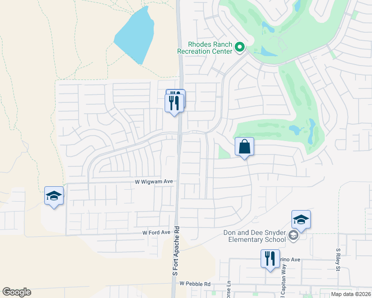 map of restaurants, bars, coffee shops, grocery stores, and more near 341 Pearl Fountains Court in Las Vegas