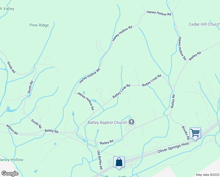 map of restaurants, bars, coffee shops, grocery stores, and more near 226 Batley Loop Road in Clinton