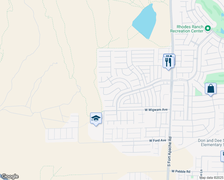 map of restaurants, bars, coffee shops, grocery stores, and more near 742 Canary Wharf Drive in Las Vegas