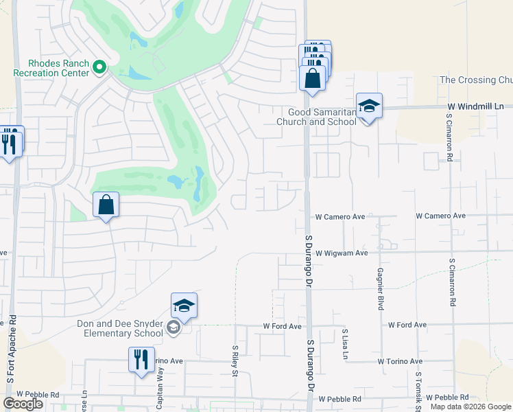 map of restaurants, bars, coffee shops, grocery stores, and more near 674 Fynn Valley Drive in Las Vegas
