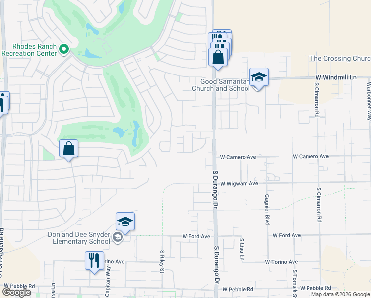 map of restaurants, bars, coffee shops, grocery stores, and more near 8372 Brimson Street in Las Vegas
