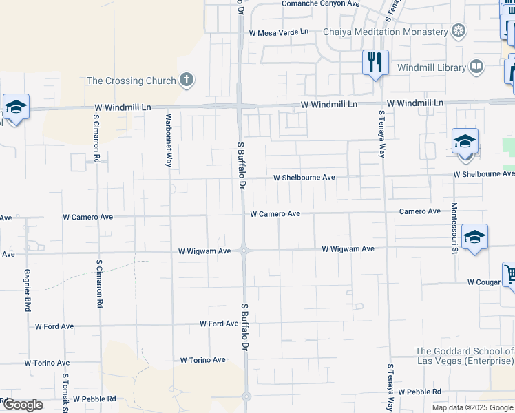 map of restaurants, bars, coffee shops, grocery stores, and more near 8378 Sonora Del Sol Street in Las Vegas
