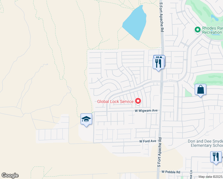 map of restaurants, bars, coffee shops, grocery stores, and more near 710 Canary Wharf Drive in Las Vegas