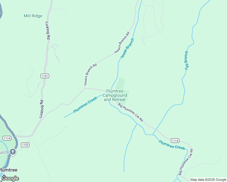 map of restaurants, bars, coffee shops, grocery stores, and more near 2351 Big Plumtree Cr Road in Newland