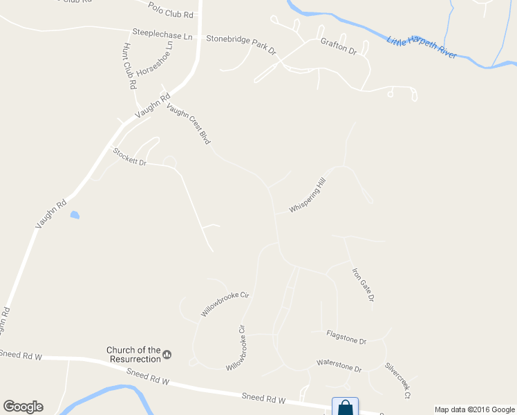 map of restaurants, bars, coffee shops, grocery stores, and more near Vaughn Crest Dr in Franklin