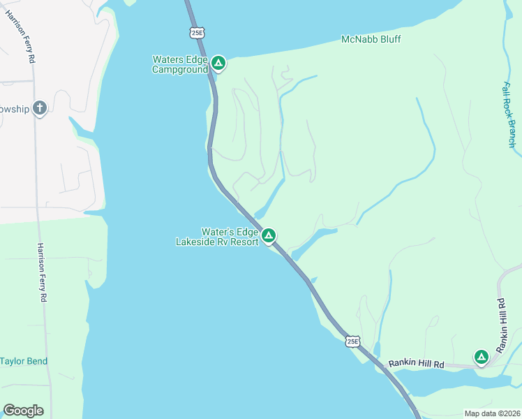 map of restaurants, bars, coffee shops, grocery stores, and more near 1364 Hwy 25 E in Newport