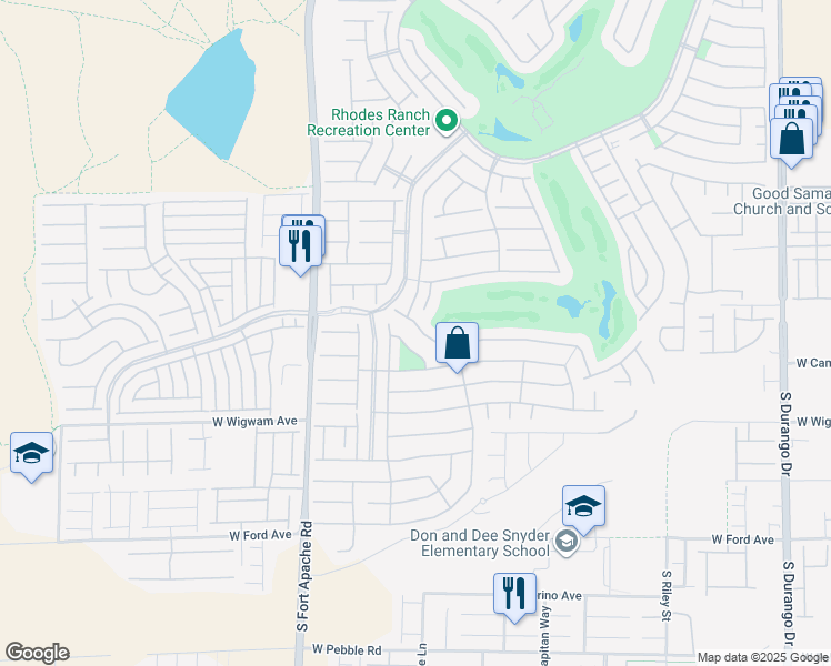map of restaurants, bars, coffee shops, grocery stores, and more near 211 Crooked Putter Drive in Las Vegas