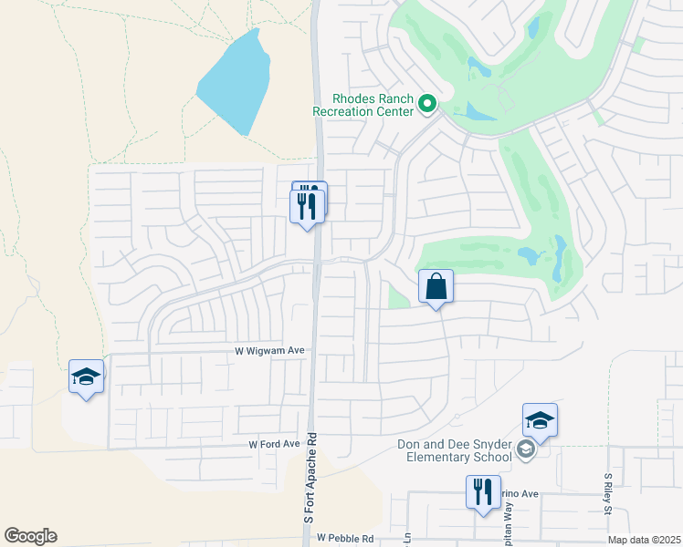 map of restaurants, bars, coffee shops, grocery stores, and more near 356 Pearl Fountains Court in Las Vegas
