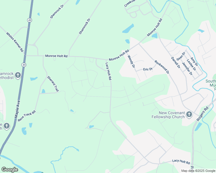 map of restaurants, bars, coffee shops, grocery stores, and more near 2014 Mackenna Dr in Graham