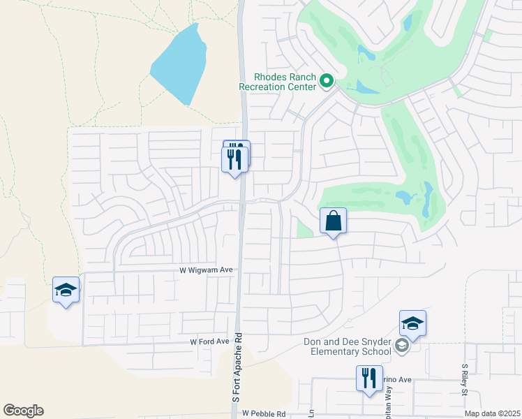 map of restaurants, bars, coffee shops, grocery stores, and more near 356 Pearl Fountains Court in Las Vegas