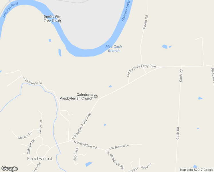 map of restaurants, bars, coffee shops, grocery stores, and more near 7929 North Ruggles Ferry Pike in Knoxville