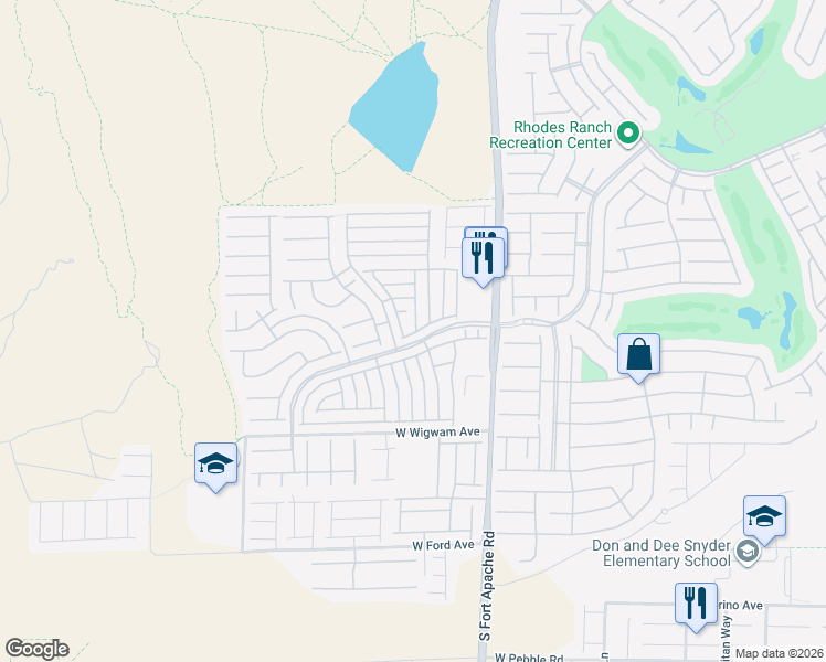 map of restaurants, bars, coffee shops, grocery stores, and more near 536 Haunts Walk Avenue in Las Vegas